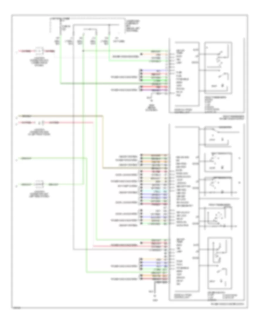 Body Control Modules Wiring Diagram (2 of 2) for Acura TL 2004