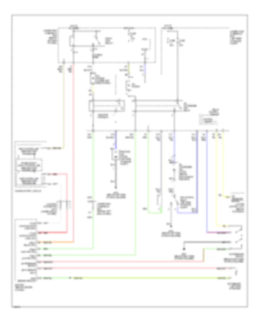 Cooling Fan Wiring Diagram for Acura TL 2004