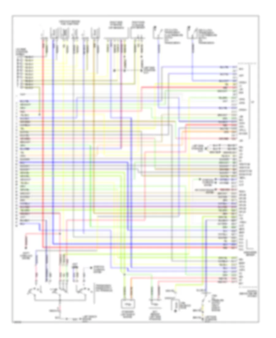 3.2L, Engine Performance Wiring Diagram (5 of 5) for Acura TL 2004