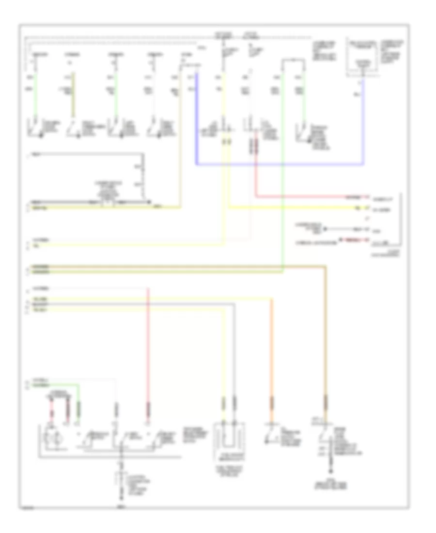 Instrument Cluster Wiring Diagram 2 of 2 for Acura TL 2004
