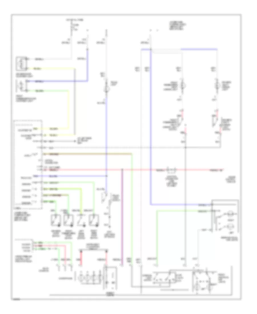 Courtesy Lamps Wiring Diagram for Acura TL 2004