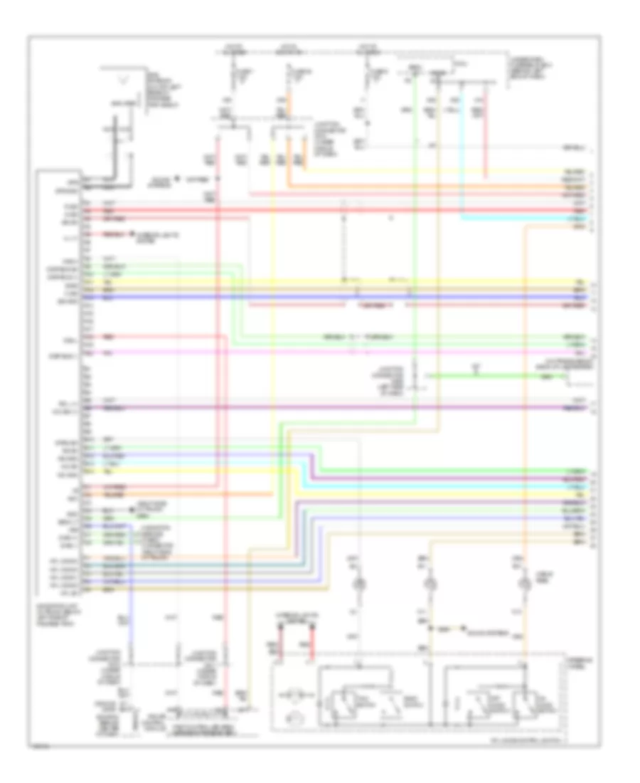 Navigation Wiring Diagram 1 of 2 for Acura TL 2004