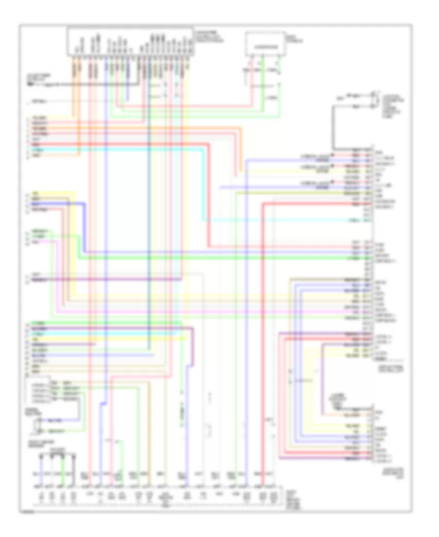 Navigation Wiring Diagram (2 of 2) for Acura TL 2004