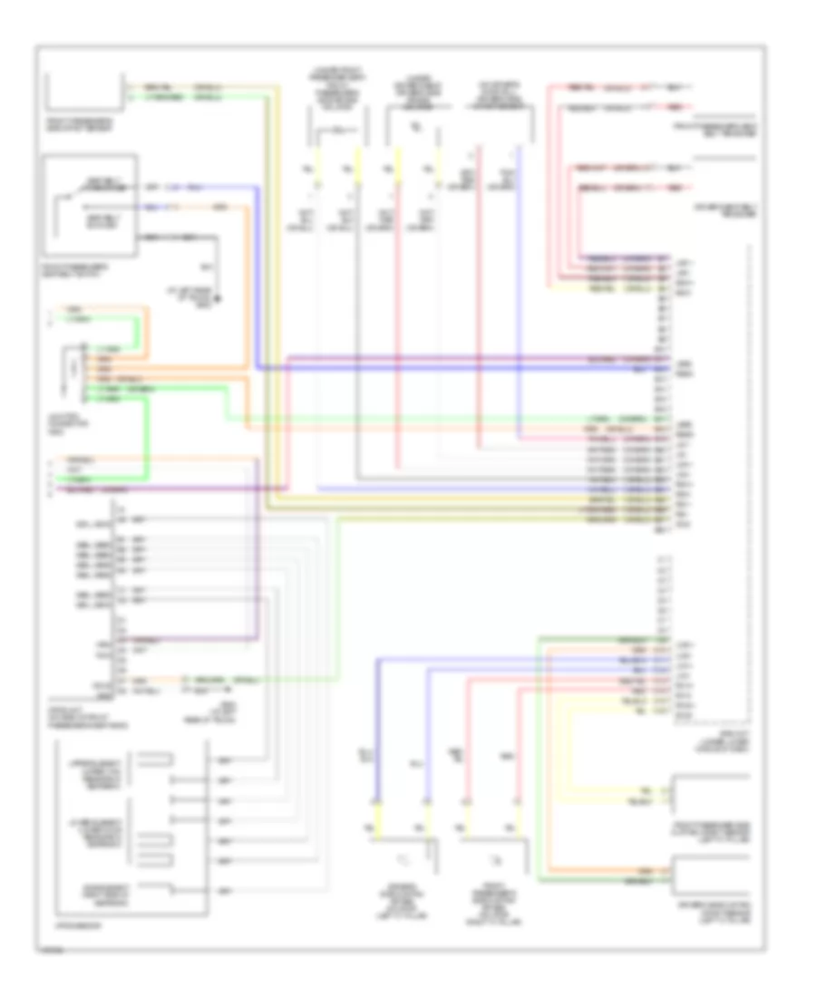 Supplemental Restraints Wiring Diagram 2 of 2 for Acura TL 2004