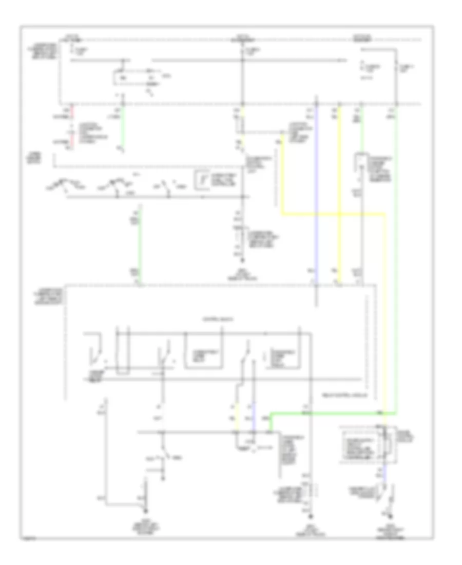 WiperWasher Wiring Diagram for Acura TL 2004