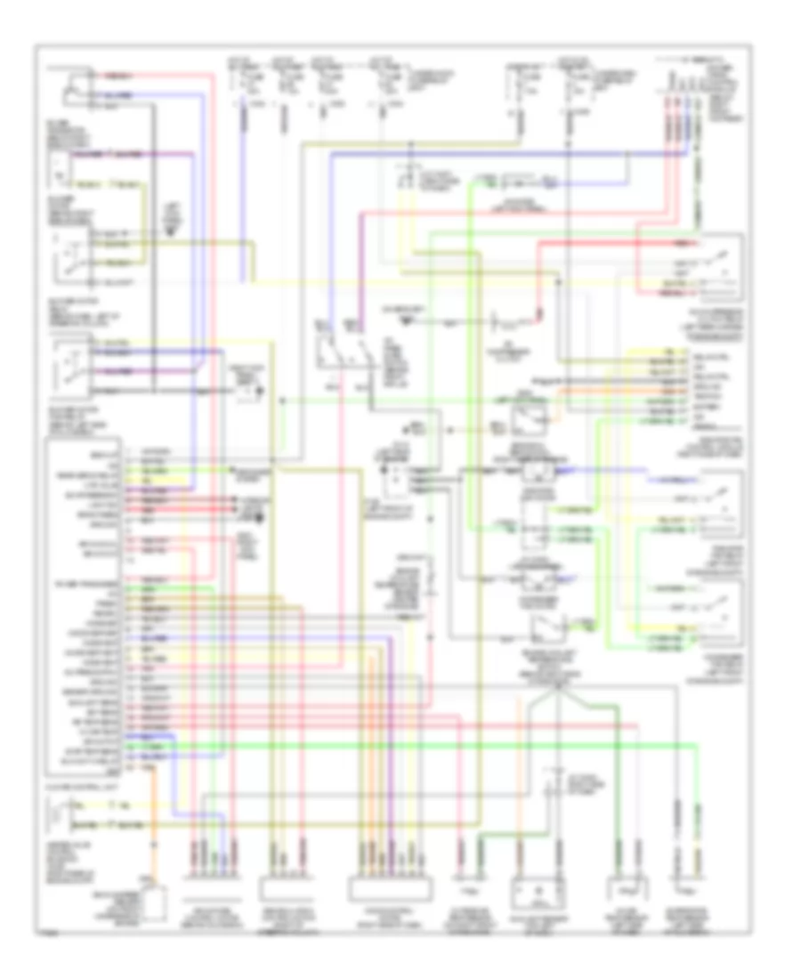 Automatic A C Wiring Diagram for Acura 3 2TL 1996