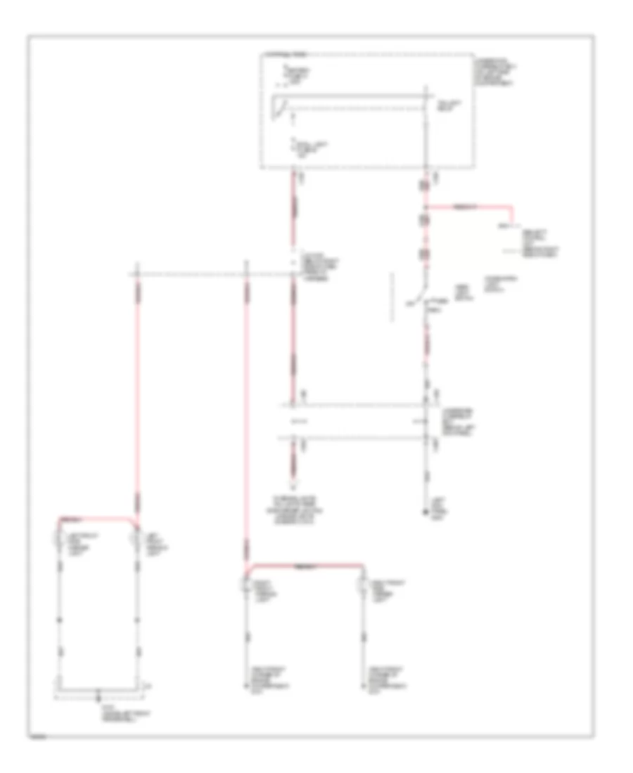 Exterior Lamps Wiring Diagram 1 of 3 for Acura 3 2TL 1996