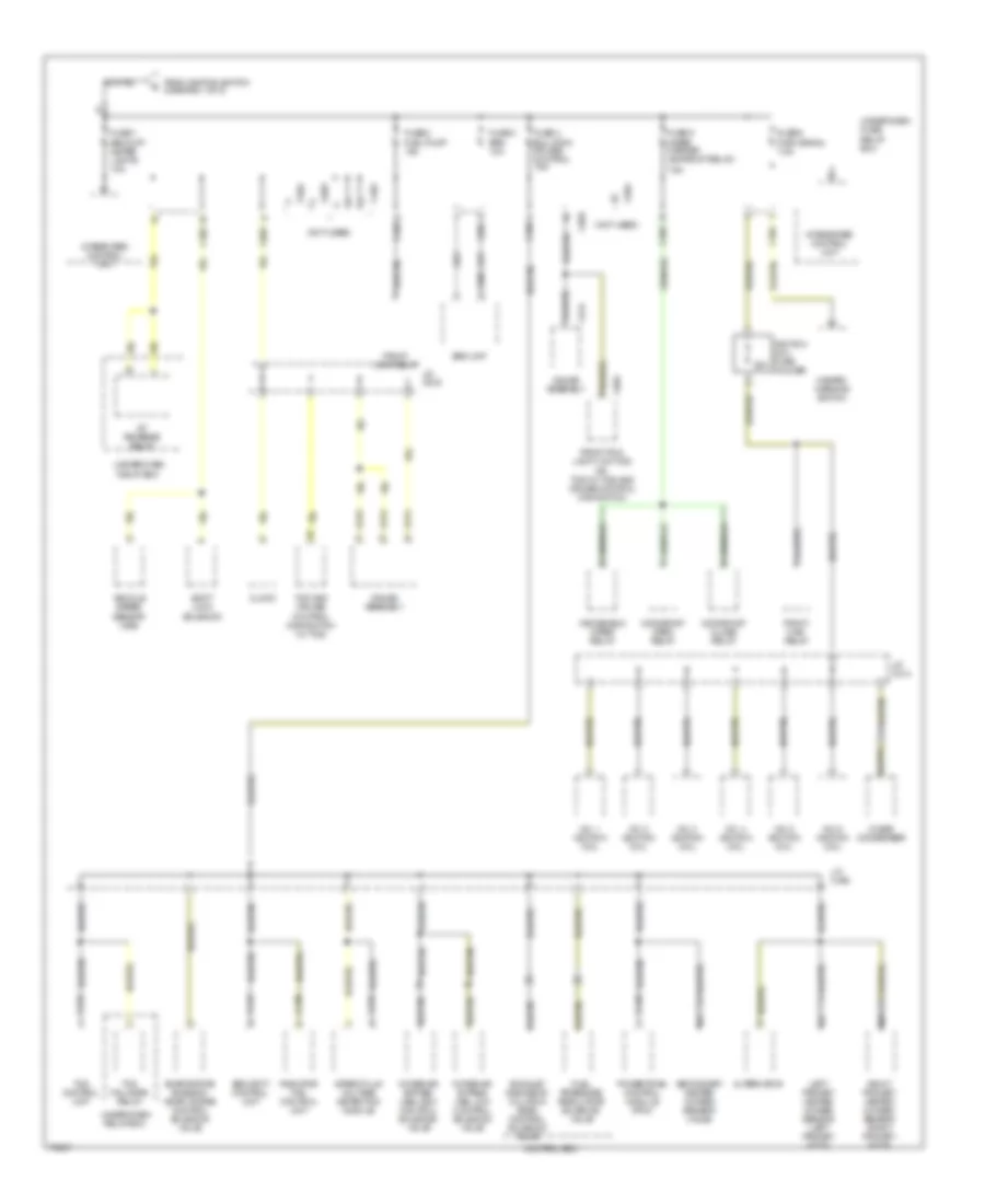 Power Distribution Wiring Diagram (3 of 5) for Acura 3.2TL 1996