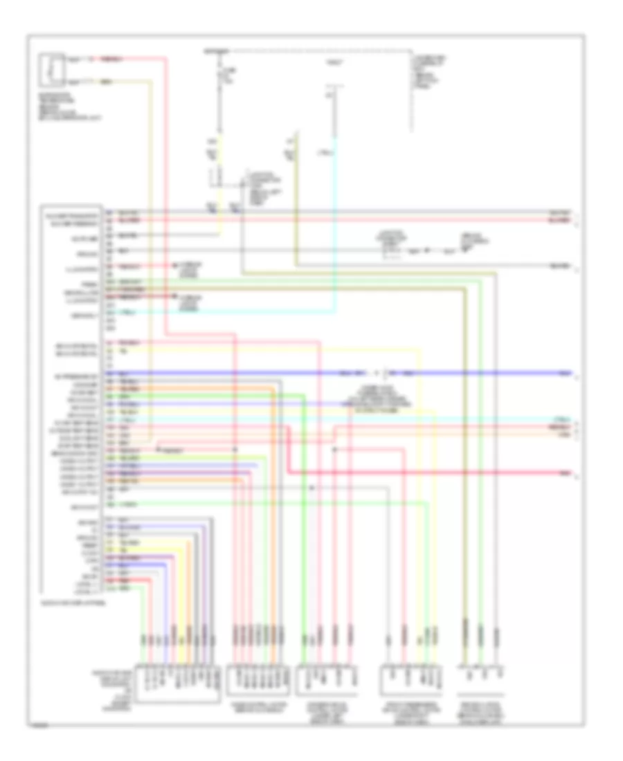 Air Conditioning Wiring Diagram 1 of 3 for Acura TSX 2004