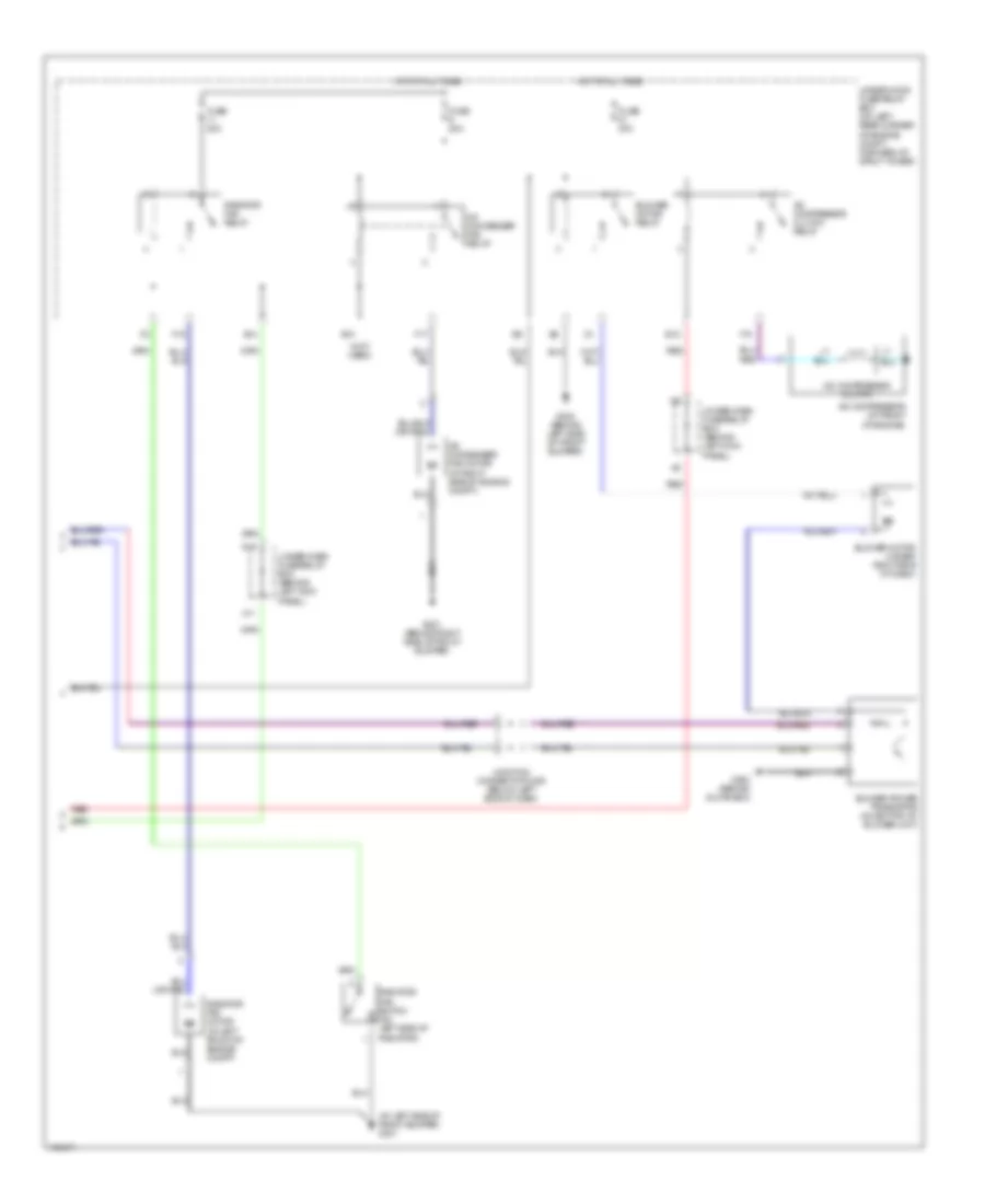 Air Conditioning Wiring Diagram (3 of 3) for Acura TSX 2004