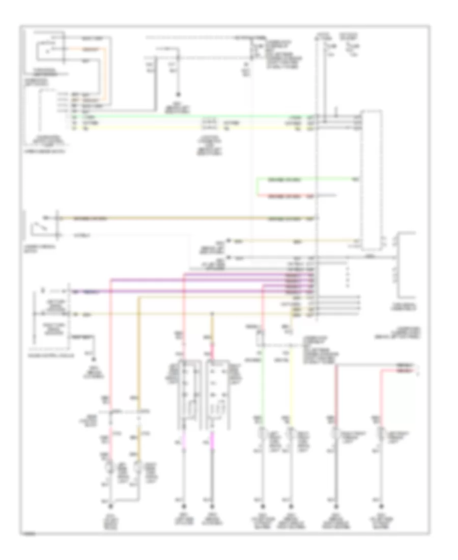 Exterior Lamps Wiring Diagram (1 of 2) for Acura TSX 2004