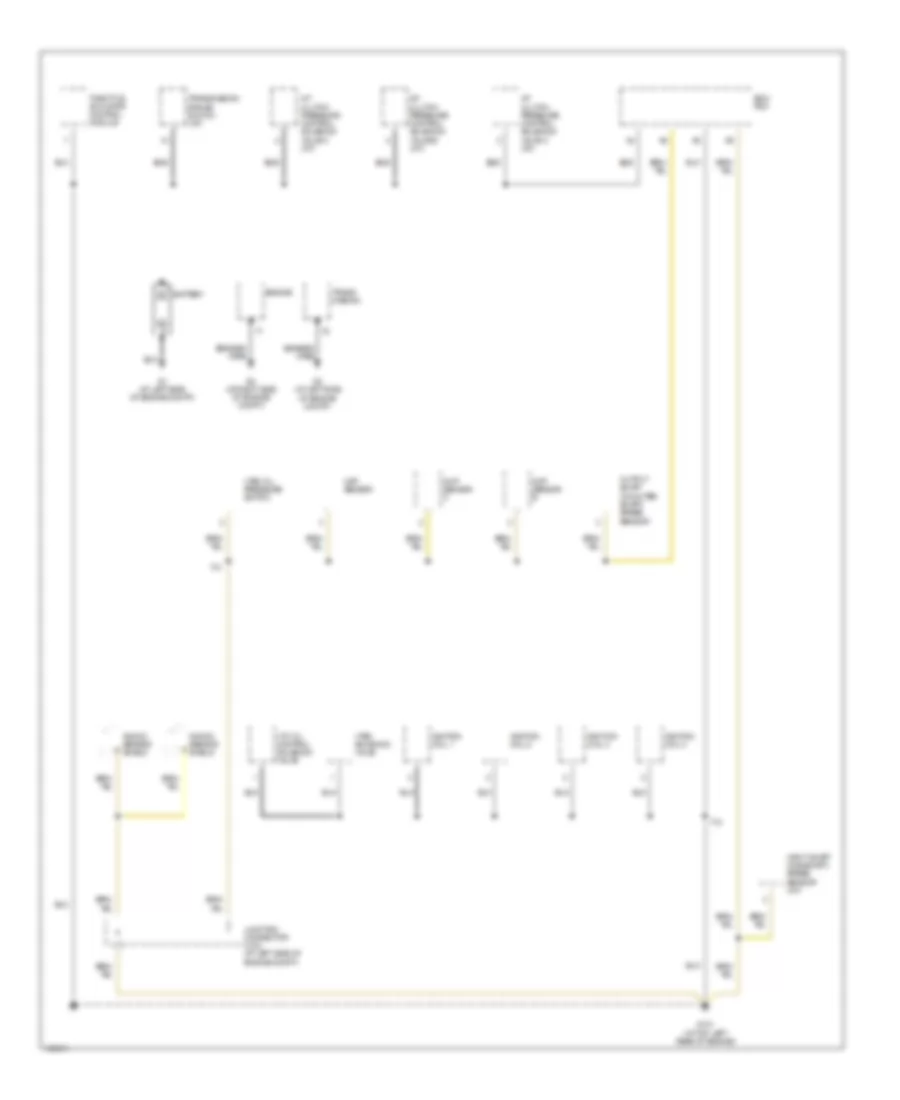 Ground Distribution Wiring Diagram 1 of 4 for Acura TSX 2004