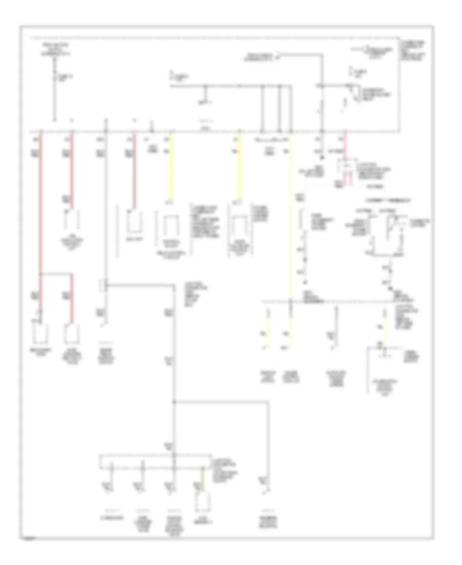 Power Distribution Wiring Diagram 4 of 4 for Acura TSX 2004