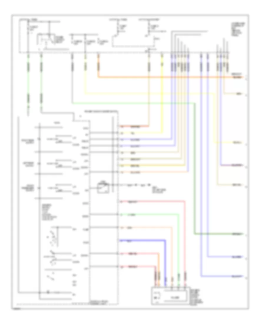 Power Windows Wiring Diagram 1 of 2 for Acura TSX 2004