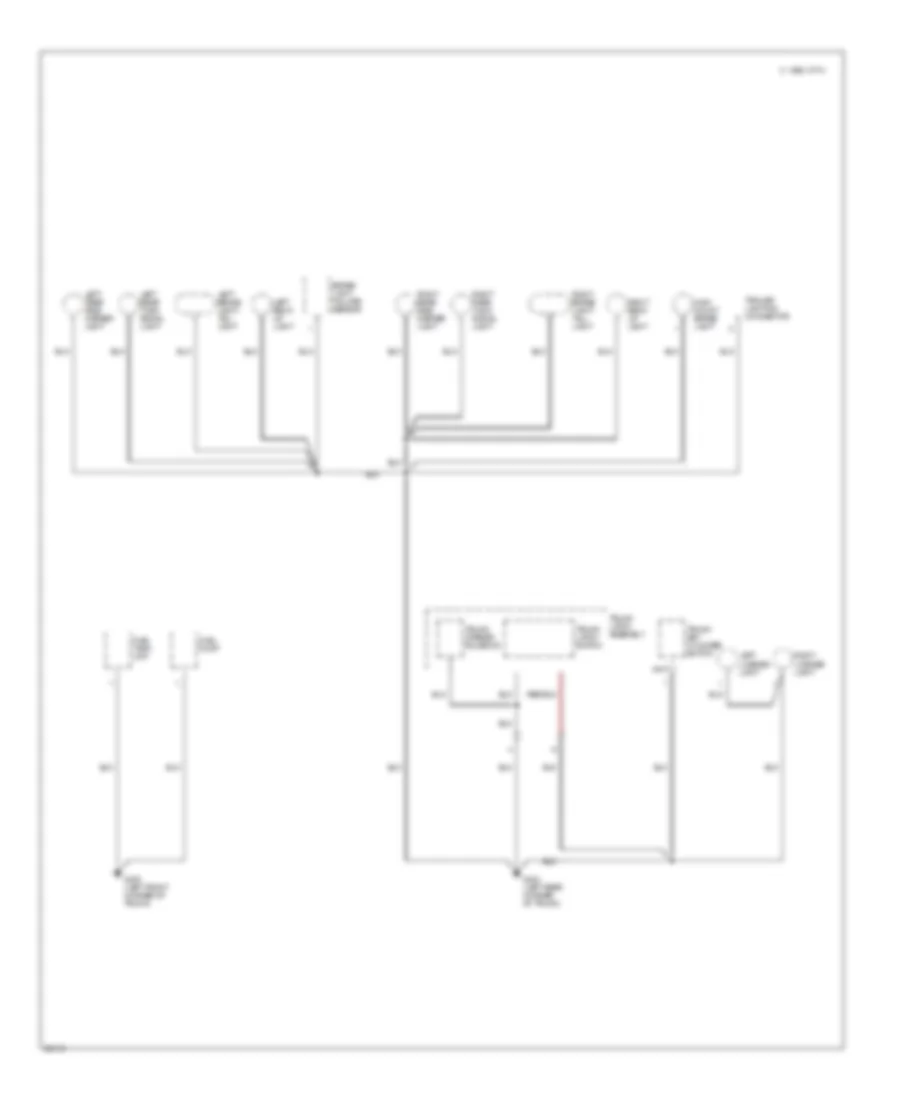 Ground Distribution Wiring Diagram 5 of 5 for Acura 3 5RL 1996