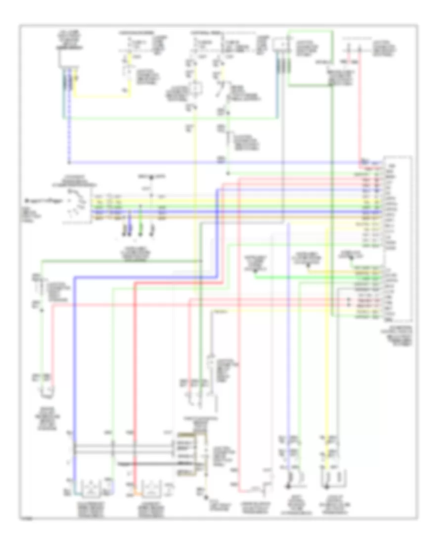 AT Wiring Diagram for Acura 3.5RL 1996