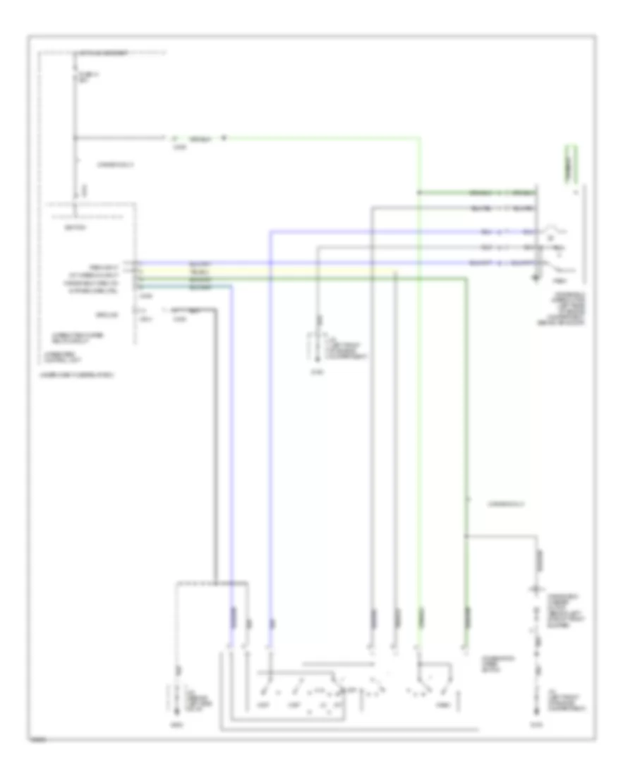 Front Wiper Washer Wiring Diagram for Acura Integra GS R 1996