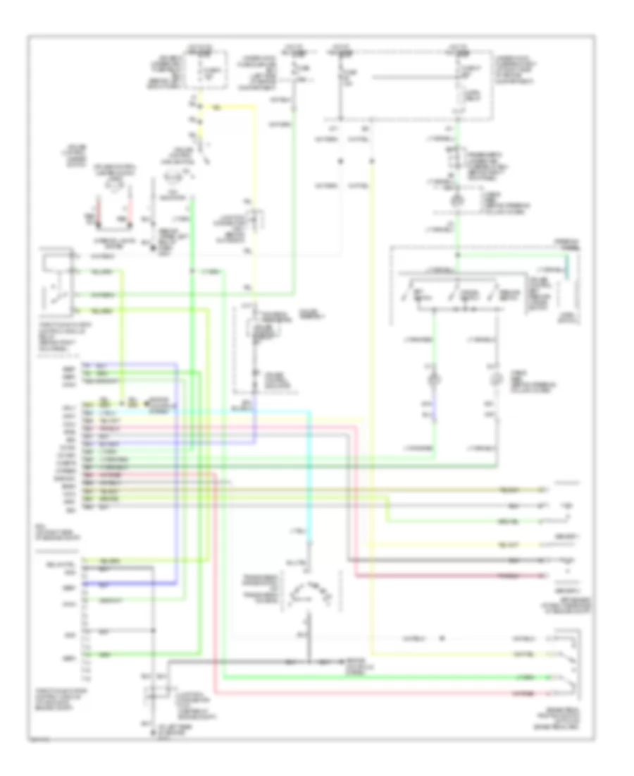 Cruise Control Wiring Diagram for Acura MDX 2005