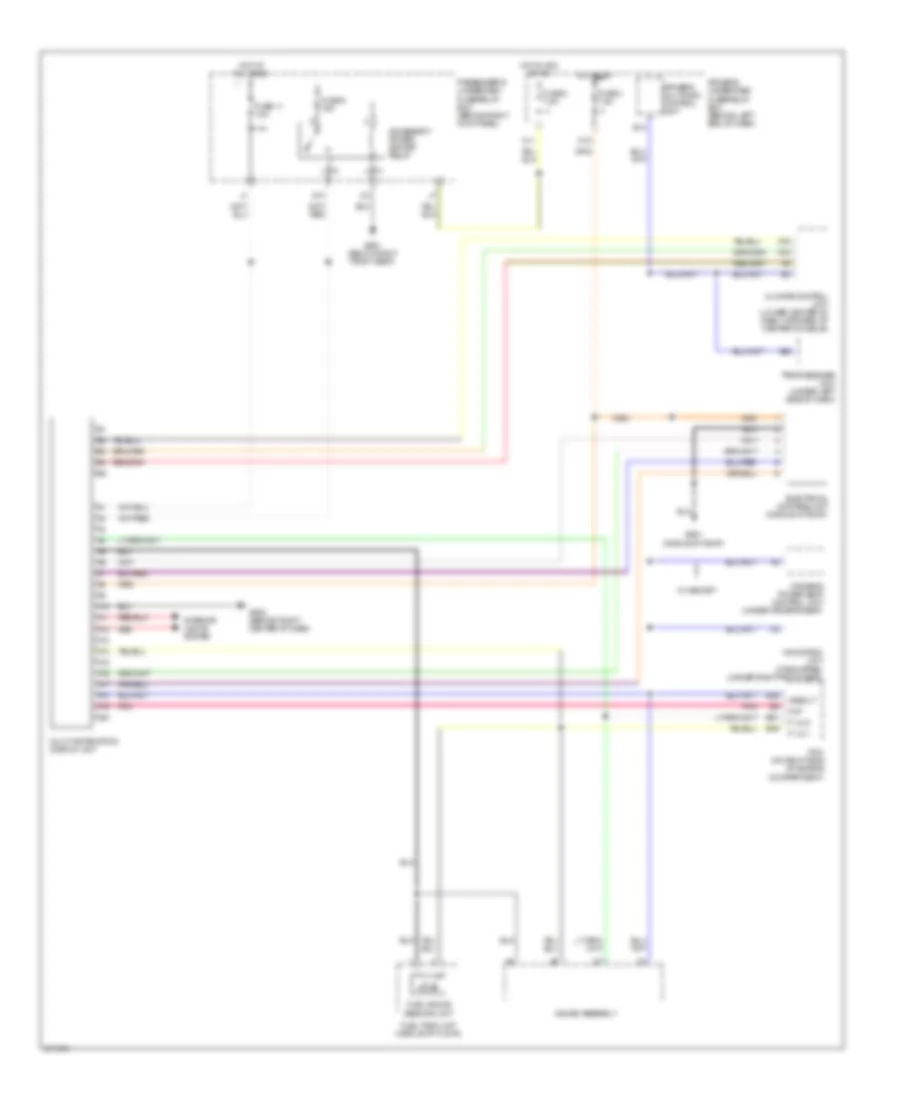 Multi Information System Wiring Diagram for Acura MDX 2005