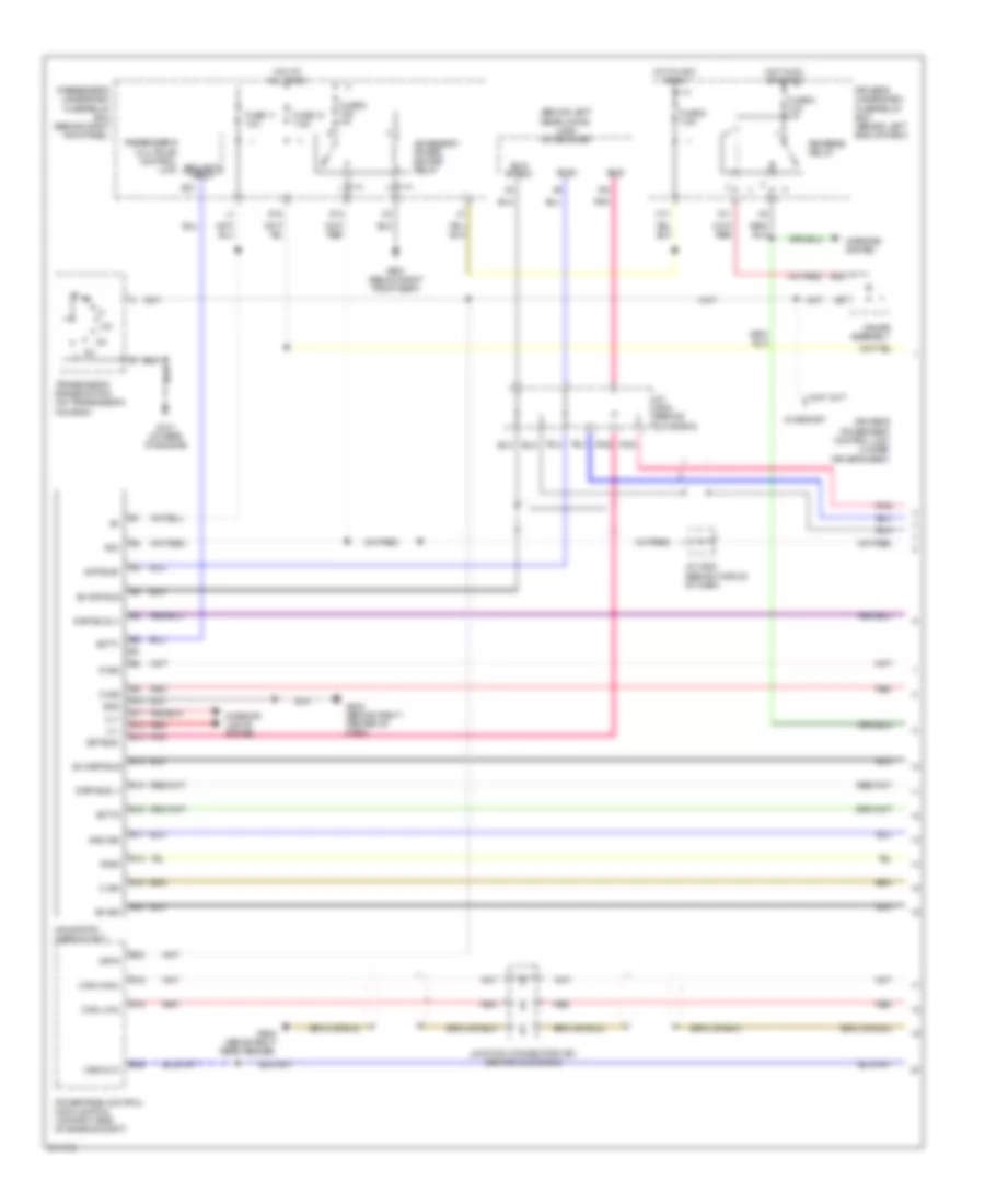 Navigation Wiring Diagram 1 of 2 for Acura MDX 2005