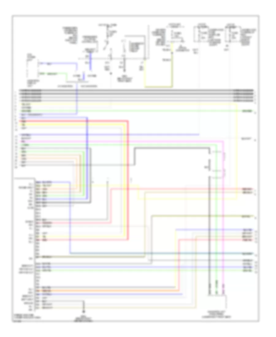 Radio Wiring Diagram, withBOSE (2 of 3) for Acura MDX 2005