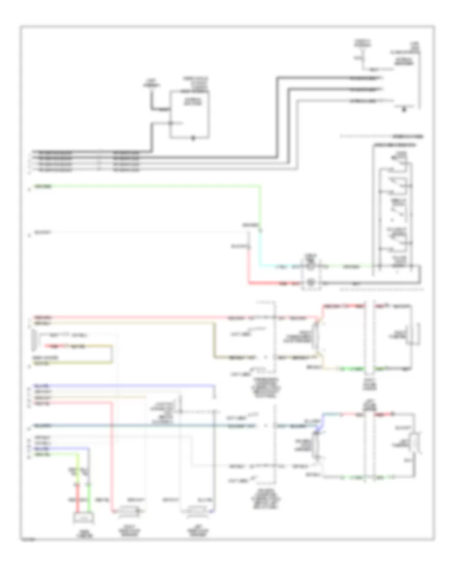 Radio Wiring Diagram withBOSE 3 of 3 for Acura MDX 2005