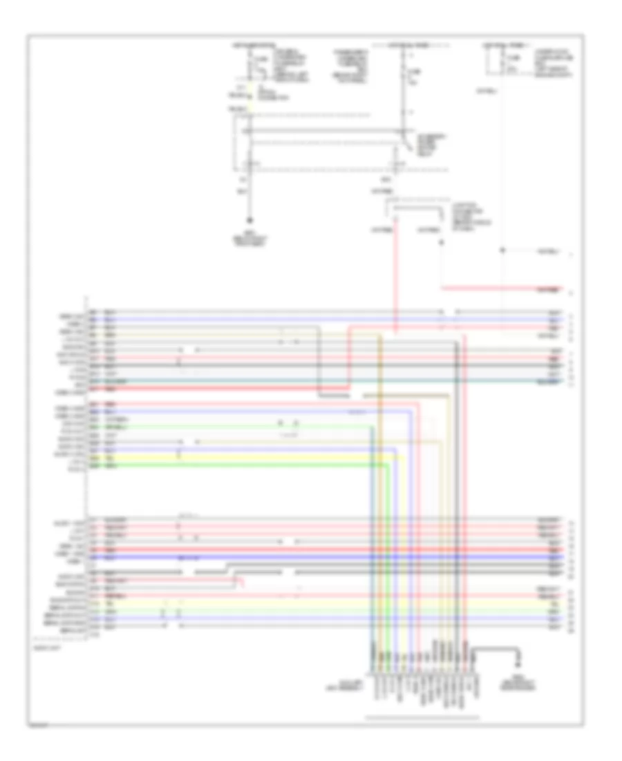 Rear Seat Entertainment Wiring Diagram (1 of 2) for Acura MDX 2005