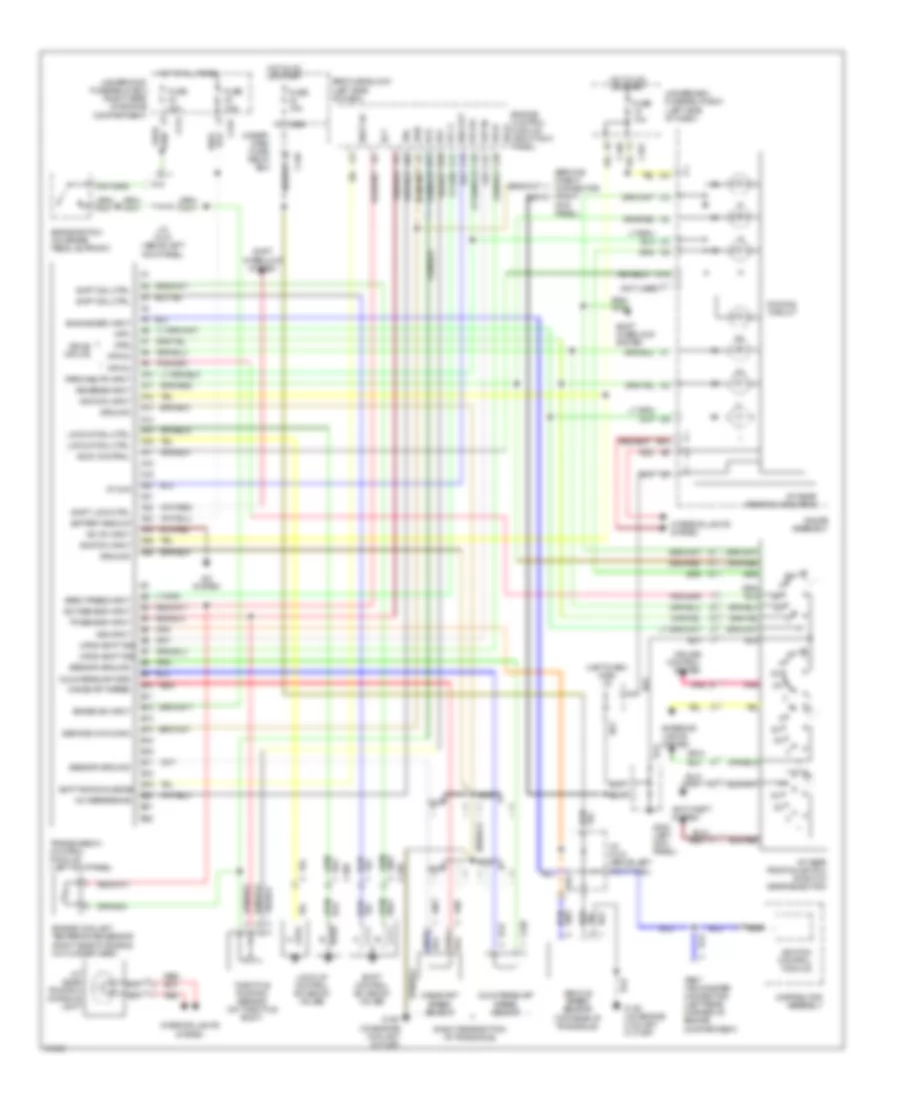A T Wiring Diagram for Acura Integra LS 1996