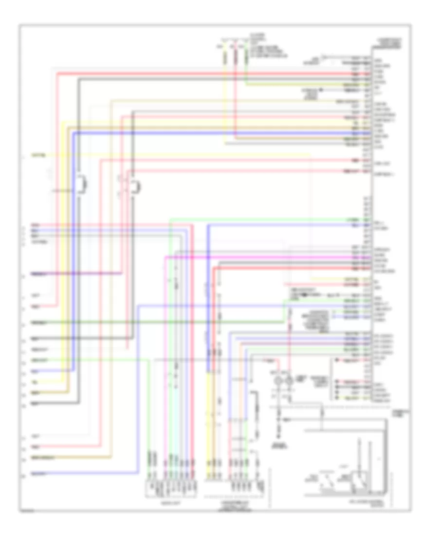 Navigation Wiring Diagram 2 of 2 for Acura MDX Touring 2005