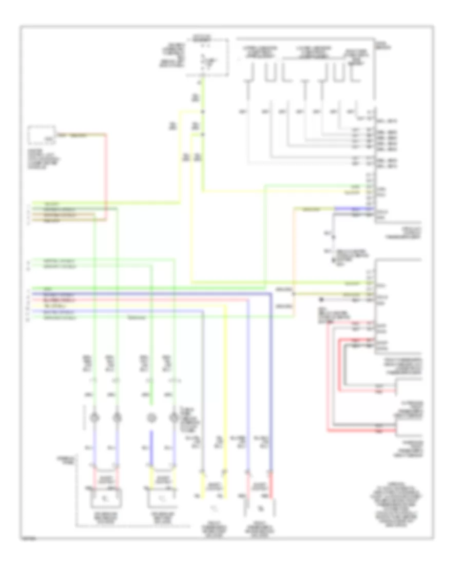 Supplemental Restraints Wiring Diagram 3 of 3 for Acura MDX Touring 2005