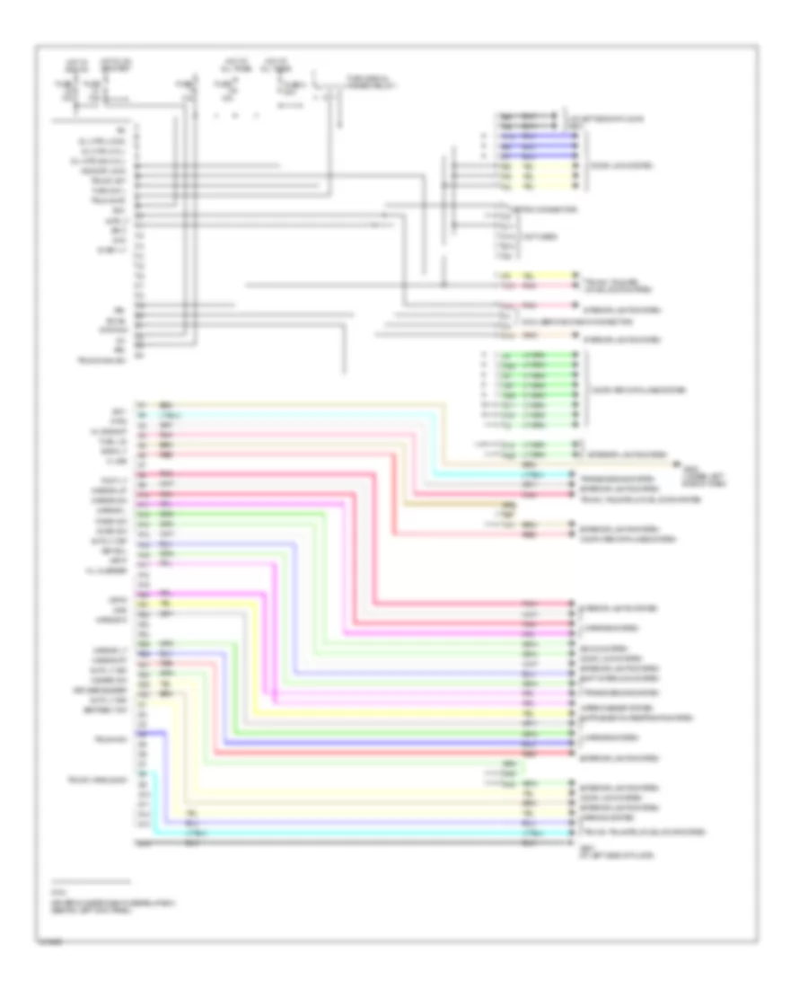 Body Control Modules Wiring Diagram for Acura RL 2005