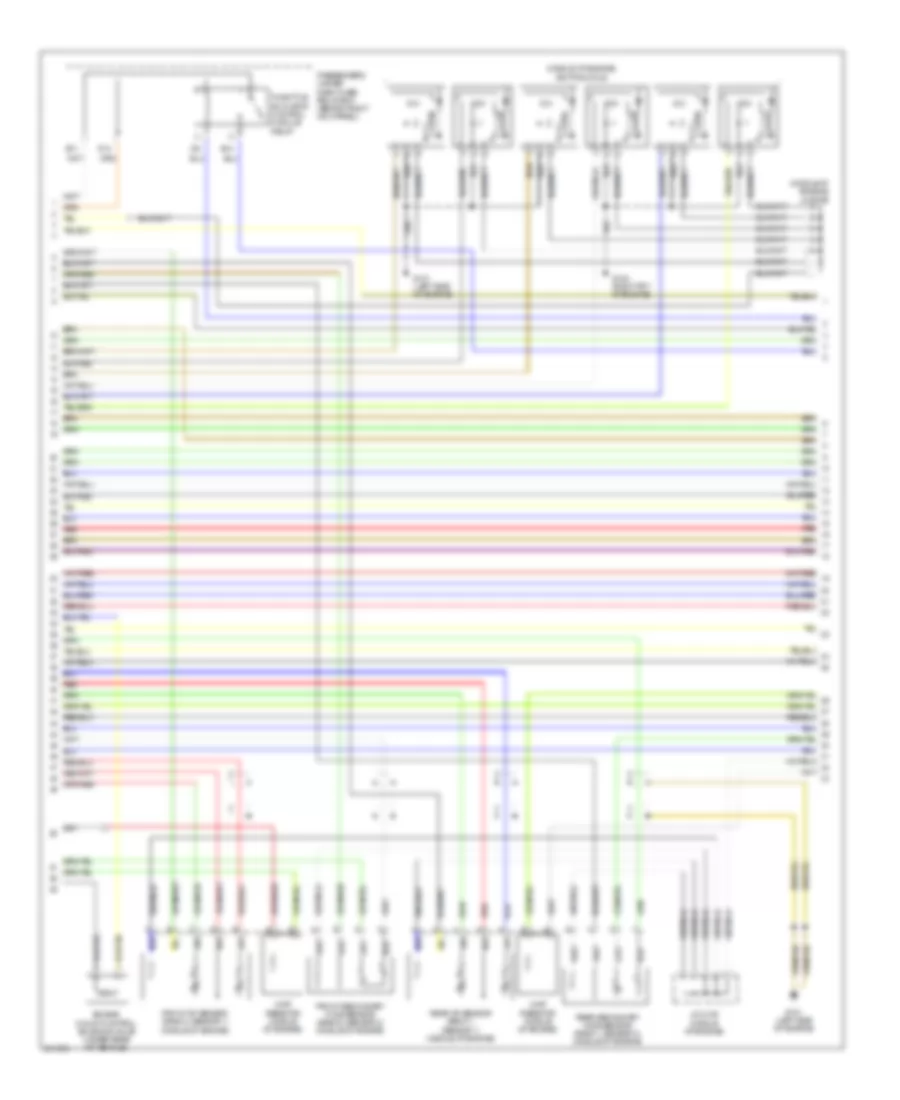 3.5L, Engine Performance Wiring Diagram (2 of 6) for Acura RL 2005
