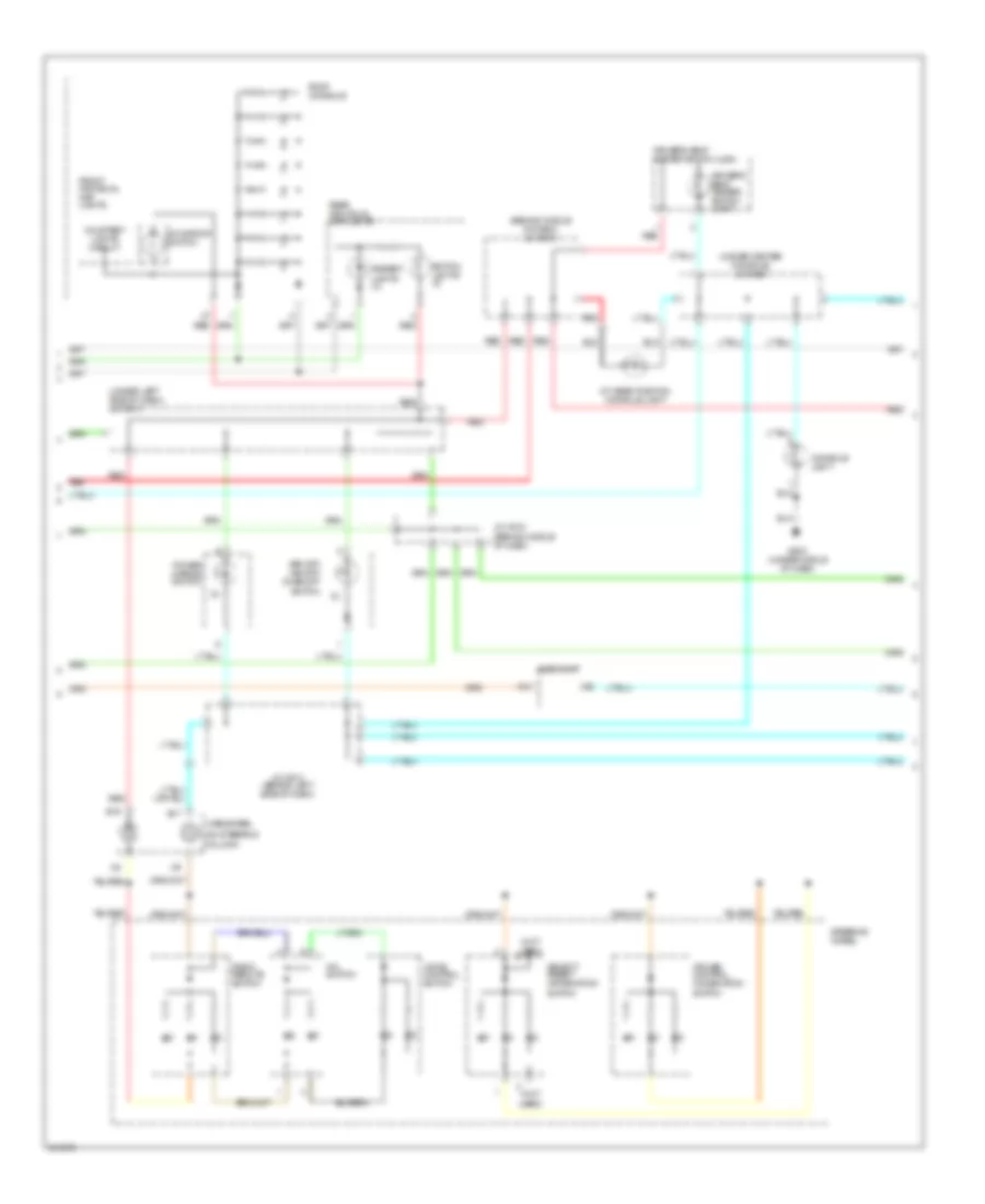 Instrument Illumination Wiring Diagram 2 of 3 for Acura RL 2005