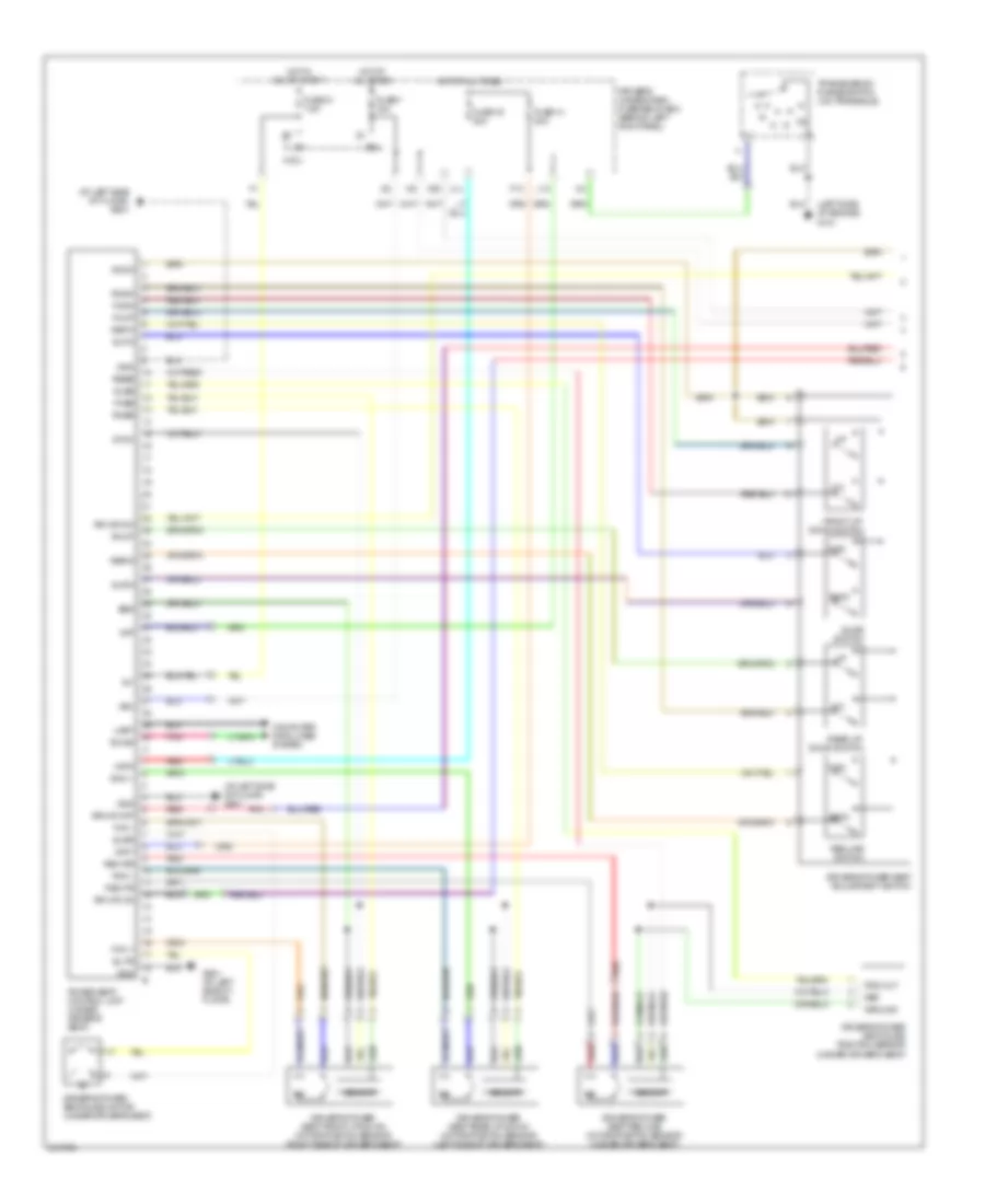 Memory Systems Wiring Diagram 1 of 4 for Acura RL 2005