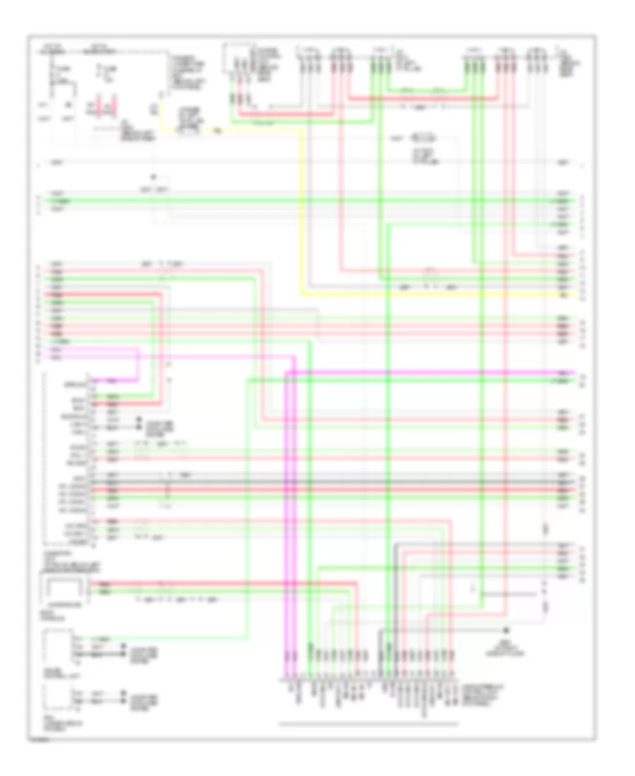 Radio Wiring Diagram USA 3 of 5 for Acura RL 2005