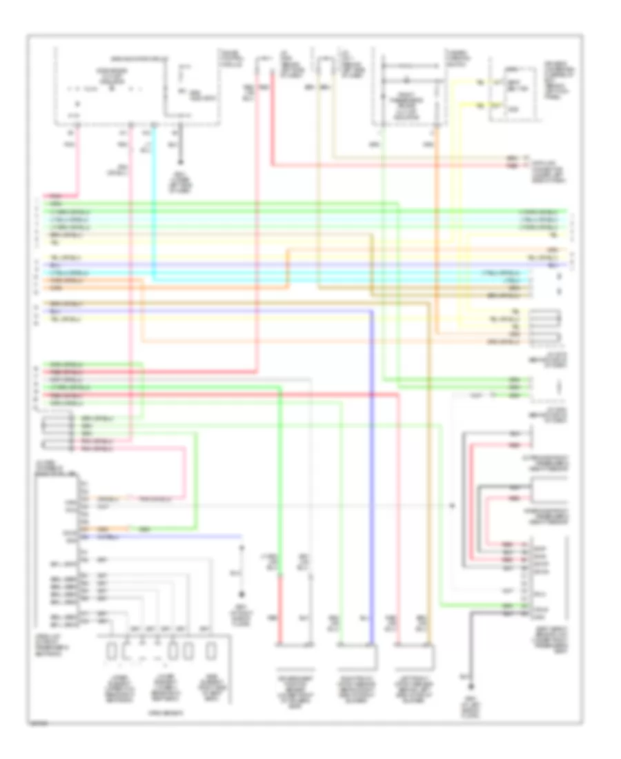 Supplemental Restraints Wiring Diagram (2 of 3) for Acura RL 2005