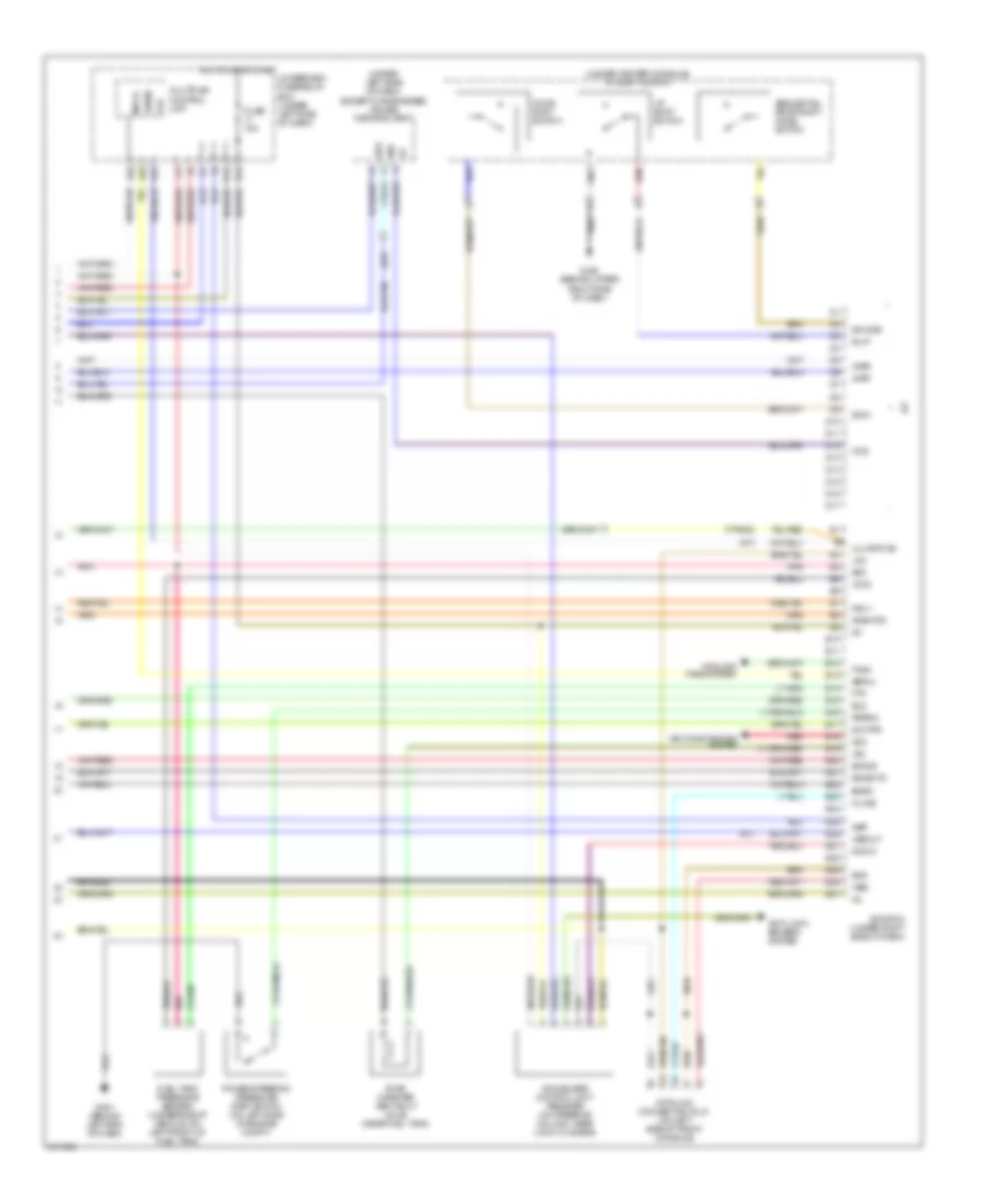 2.0L, Engine Performance Wiring Diagram (6 of 6) for Acura RSX 2005