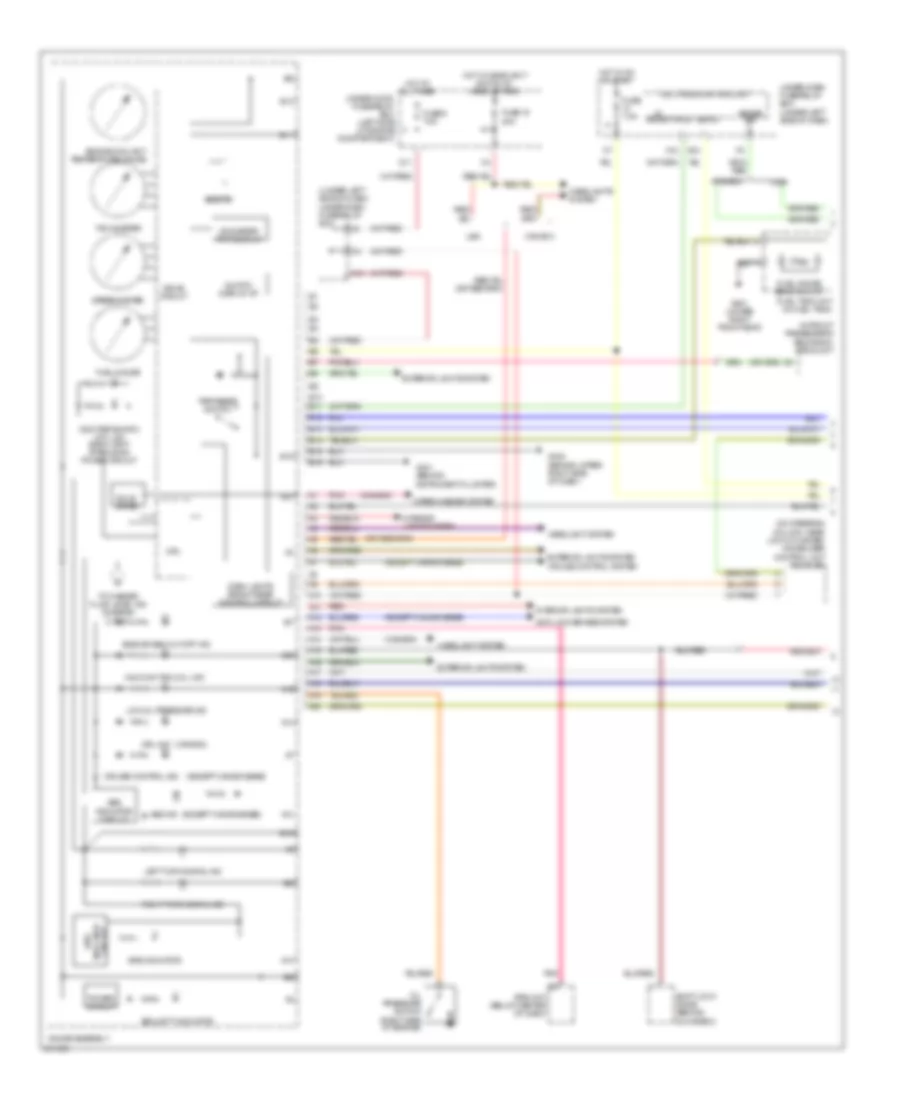 Instrument Cluster Wiring Diagram 1 of 2 for Acura RSX 2005