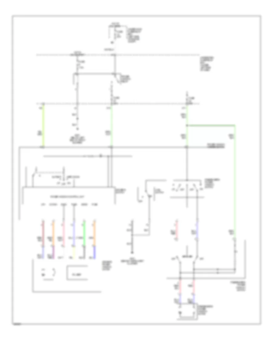 Power Windows Wiring Diagram for Acura RSX Type S 2005