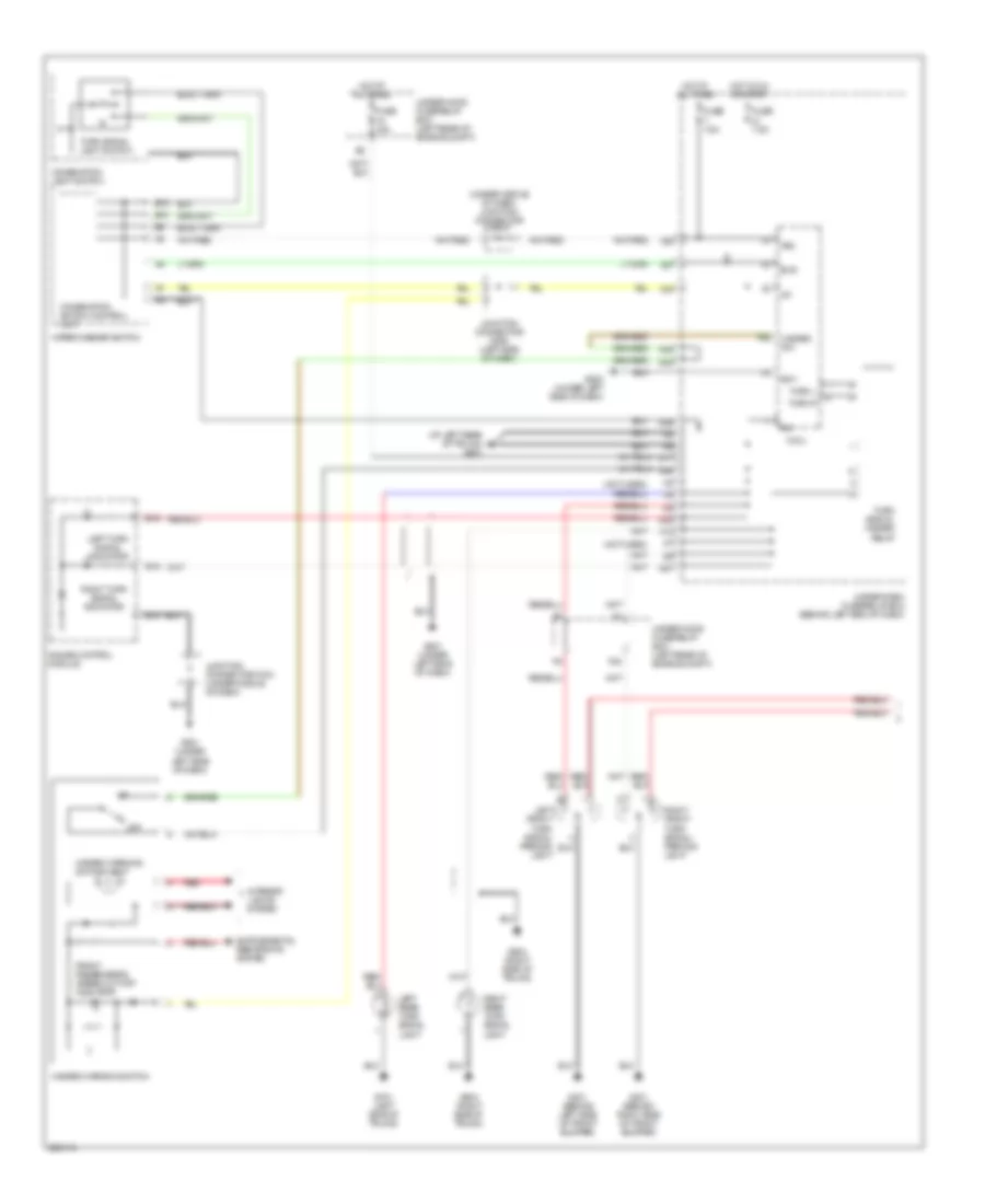 Exterior Lamps Wiring Diagram (1 of 2) for Acura TL 2005