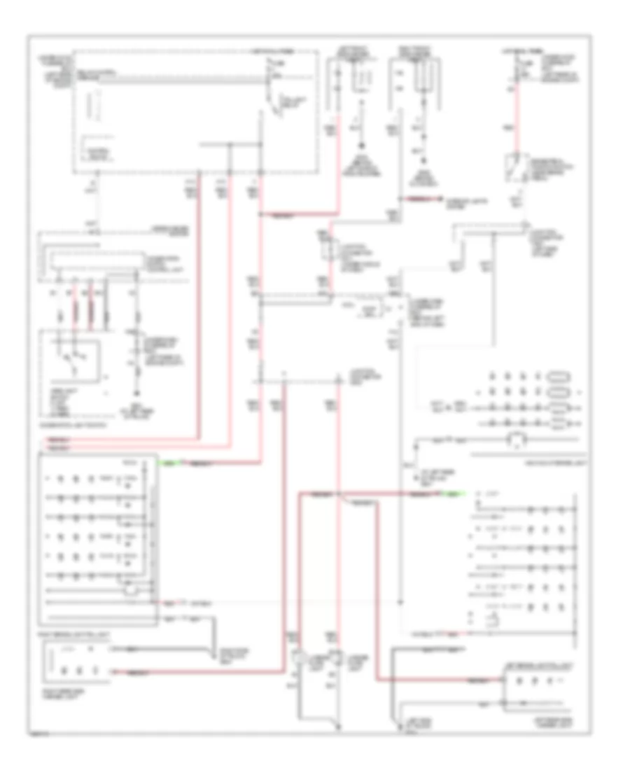 Exterior Lamps Wiring Diagram (2 of 2) for Acura TL 2005