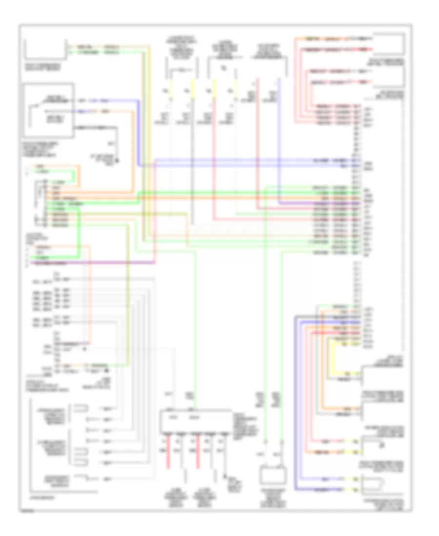 Supplemental Restraints Wiring Diagram (2 of 2) for Acura TL 2005