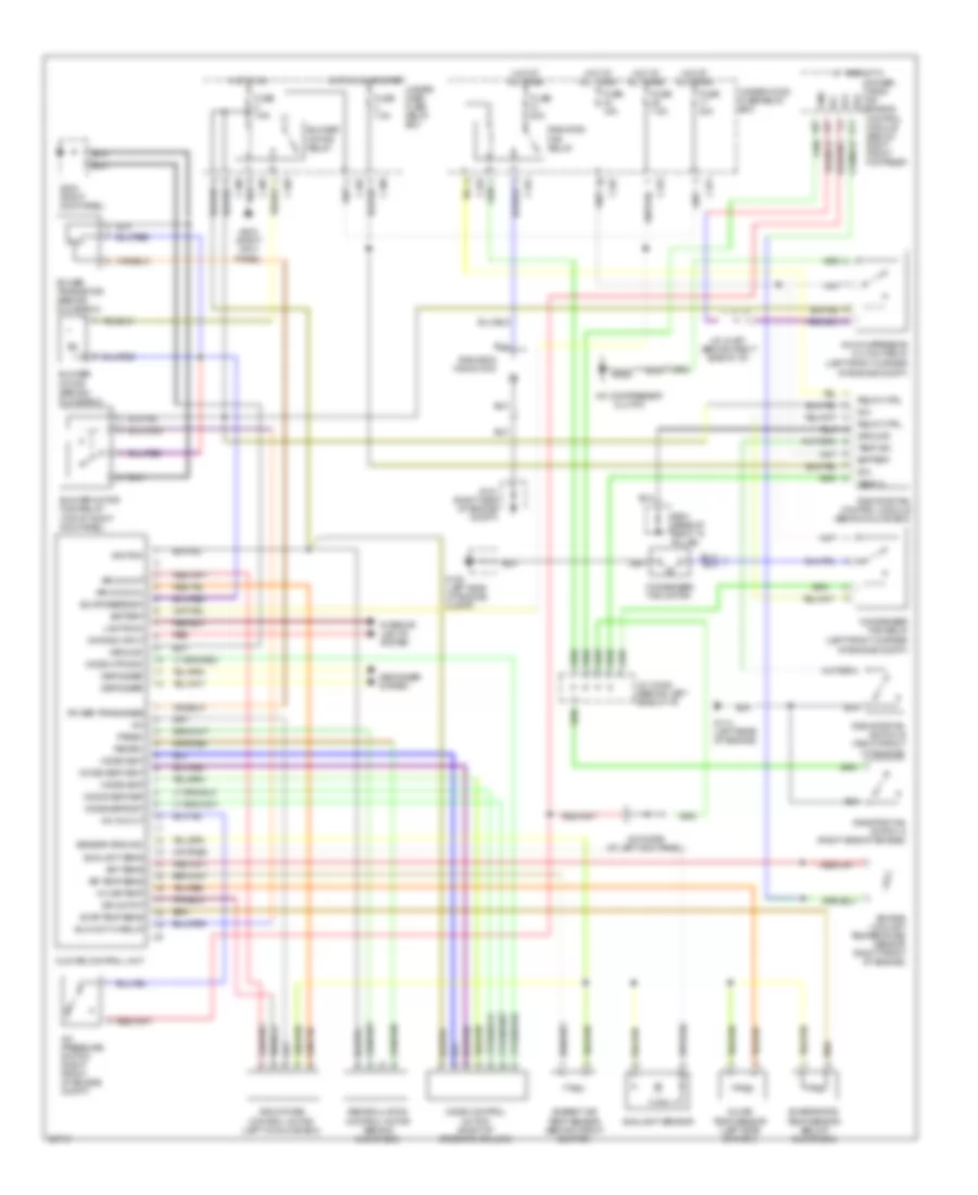 Automatic AC Wiring Diagram for Acura 2.2CL 1997