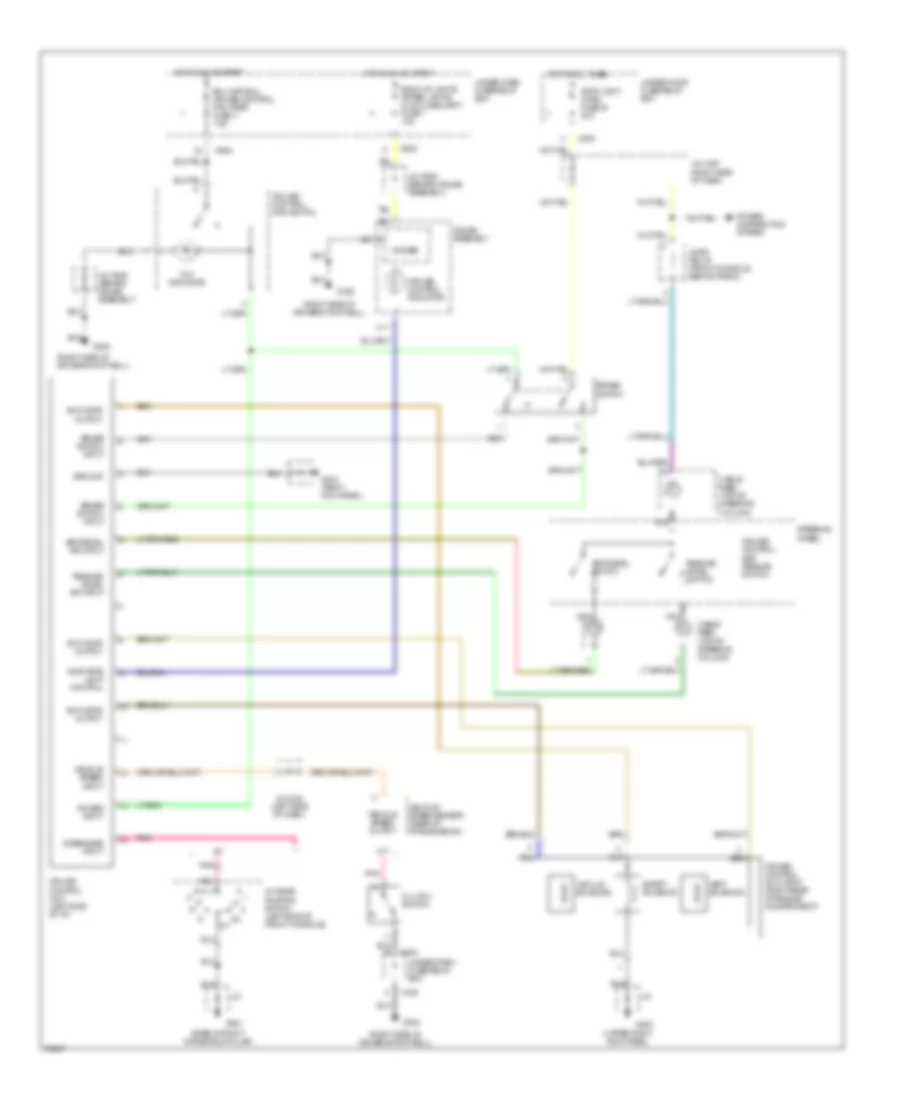 Cruise Control Wiring Diagram for Acura 2.2CL 1997
