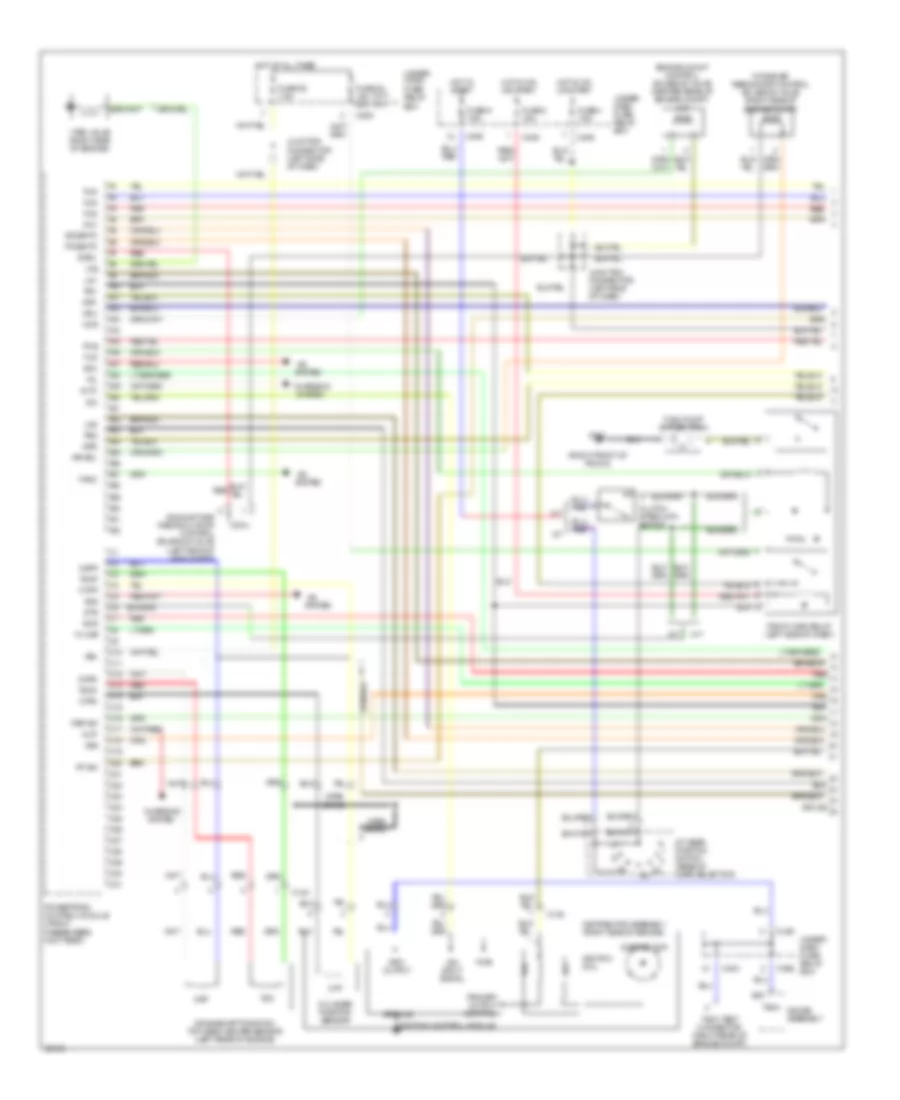 2 2L Engine Performance Wiring Diagram 1 of 3 for Acura 2 2CL 1997