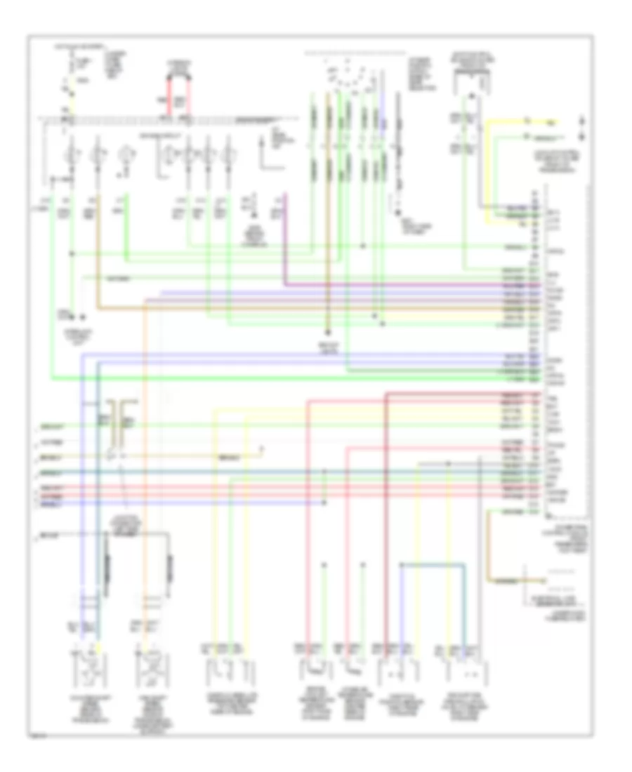 2.2L, Engine Performance Wiring Diagram (3 of 3) for Acura 2.2CL 1997