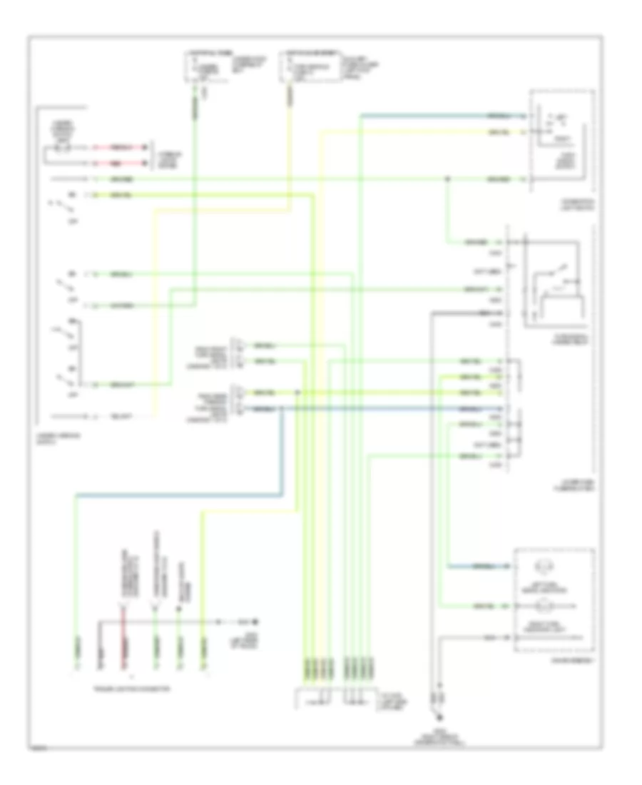 Exterior Lamps Wiring Diagram 2 of 2 for Acura 2 2CL 1997