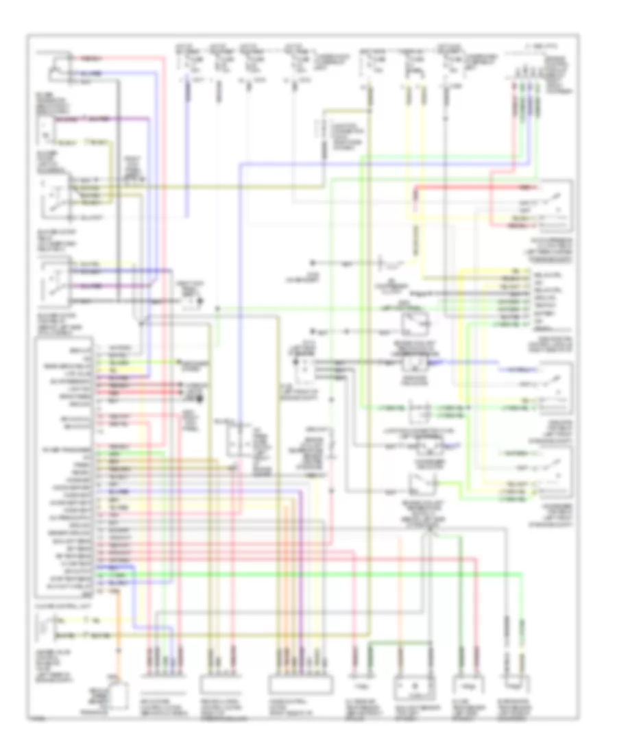 Automatic A C Wiring Diagram for Acura 2 5TL 1997