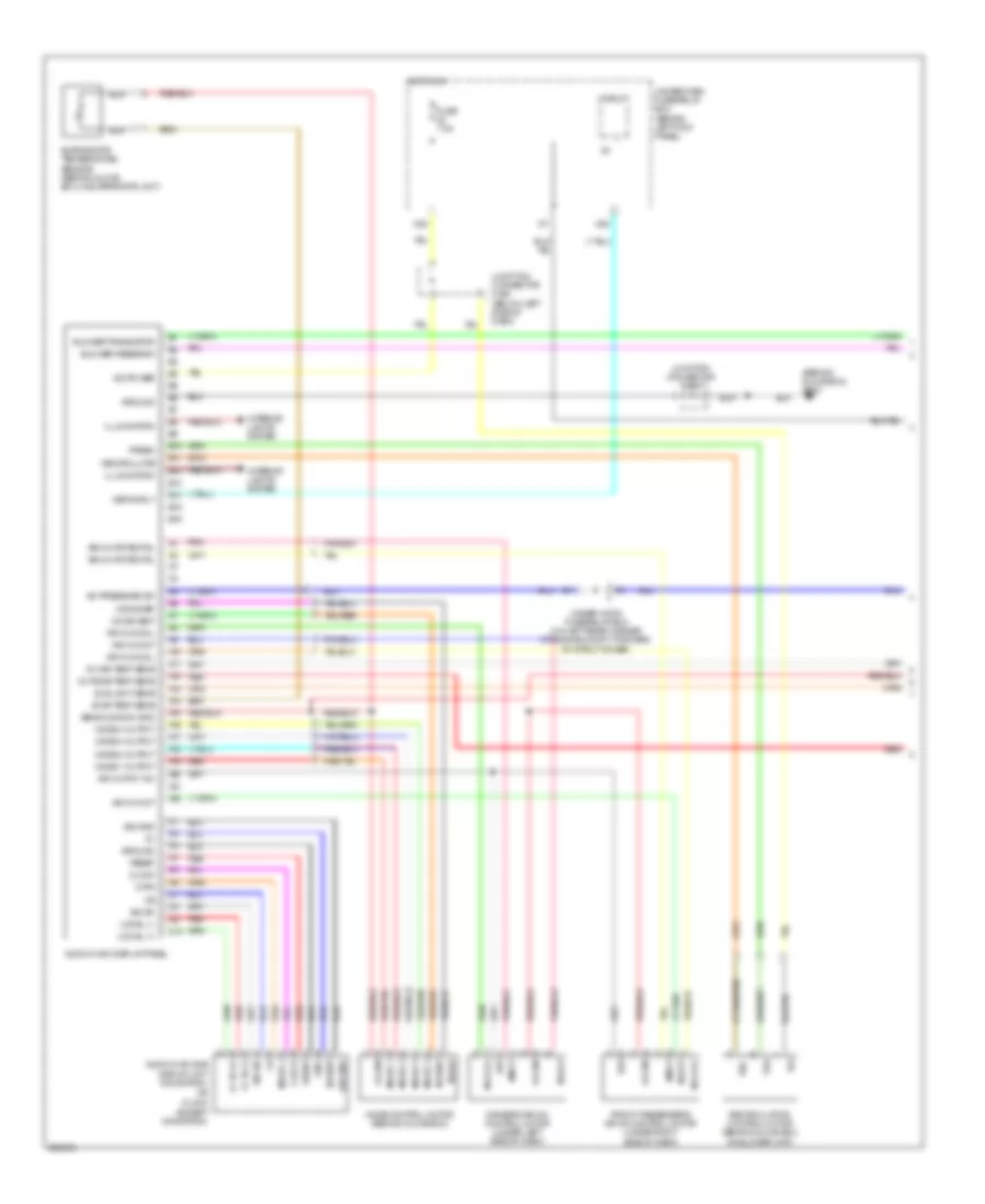 Air Conditioning Wiring Diagram 1 of 3 for Acura TSX 2005