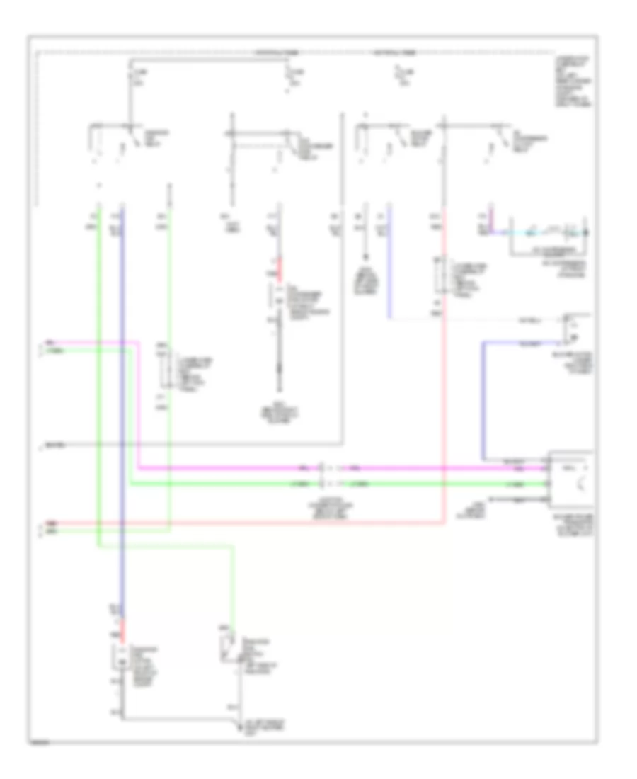 Air Conditioning Wiring Diagram (3 of 3) for Acura TSX 2005